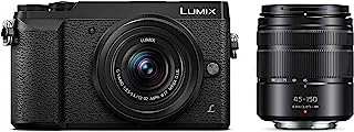Book Cover Panasonic LUMIX GX85 4K Digital Camera, 12-32mm and 45-150mm Lens Bundle, 16 Megapixel Mirrorless Camera Kit, 5 Axis In-Body Dual Image Stabilization, 3-Inch Tilt and Touch LCD, DMC-GX85WK (Black)