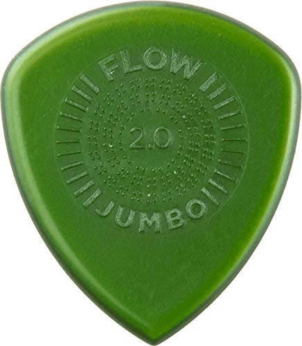 Book Cover Jim Dunlop 547P2.00 Flow Jumbo Grip Picks, 2 mm, Set of 3 Pieces