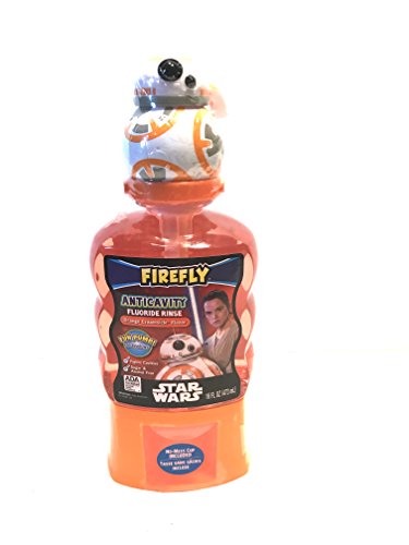 Book Cover Firefly Bb-8 Anticavity Orange Creamsicle Flavor Fluoride Rinse with Fun Pumpkin and No Mess Cup