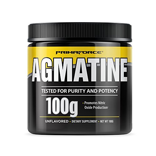 Book Cover PrimaForce Agmatine Sulfate Powder Supplement, 100 Grams - Promotes Nitric Oxide Production / Enhances Performance