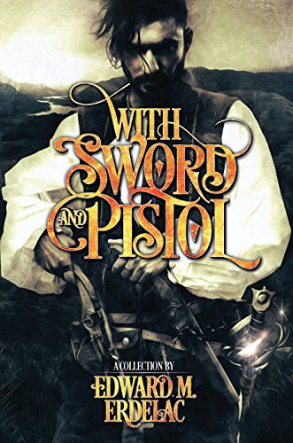 Book Cover With Sword and Pistol