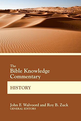 Book Cover The Bible Knowledge Commentary History (BK Commentary)