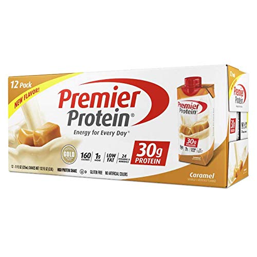 Book Cover Premier Protein High Protein Shake, Caramel (11 fl. oz., 12 pack) Thlfld