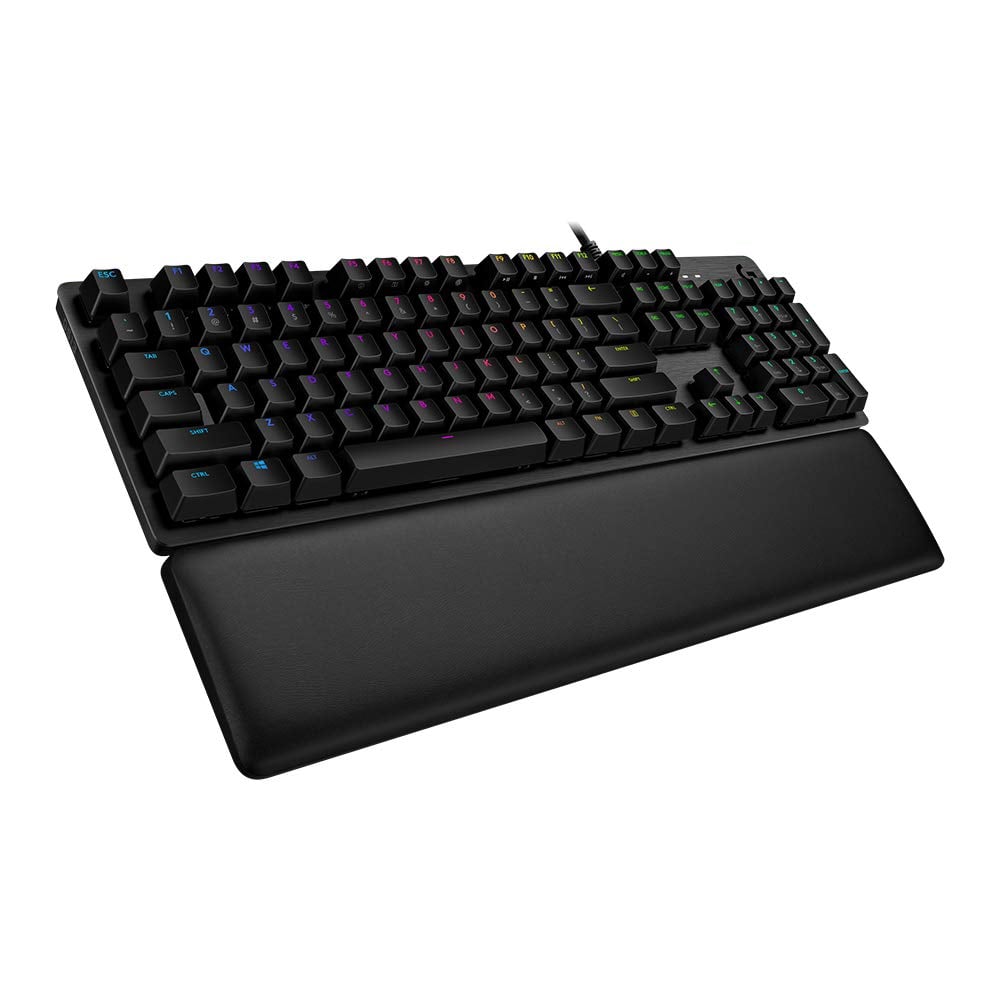 Book Cover Logitech G513 Carbon LIGHTSYNC RGB Mechanical Gaming Keyboard with GX Blue Switches - Clicky GX Switches Blue Clicky Keyboard