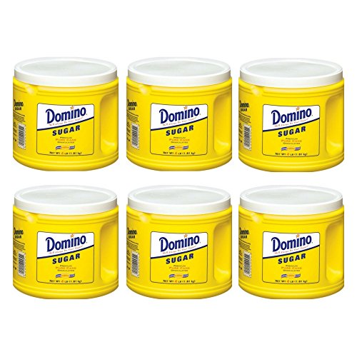 Book Cover Domino: Pure Cane Granulated Sugar, 4 Lb (6 Pack)
