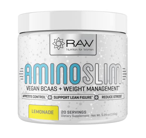 Book Cover Amino Slim - Slimming BCAA Weight Loss Drink for Women, Vegan Amino Acids & L-Glutamine Powder for Post Workout Recovery & Fat Burning | Daily Appetite Suppressant, Metabolism Booster & Stress Relief