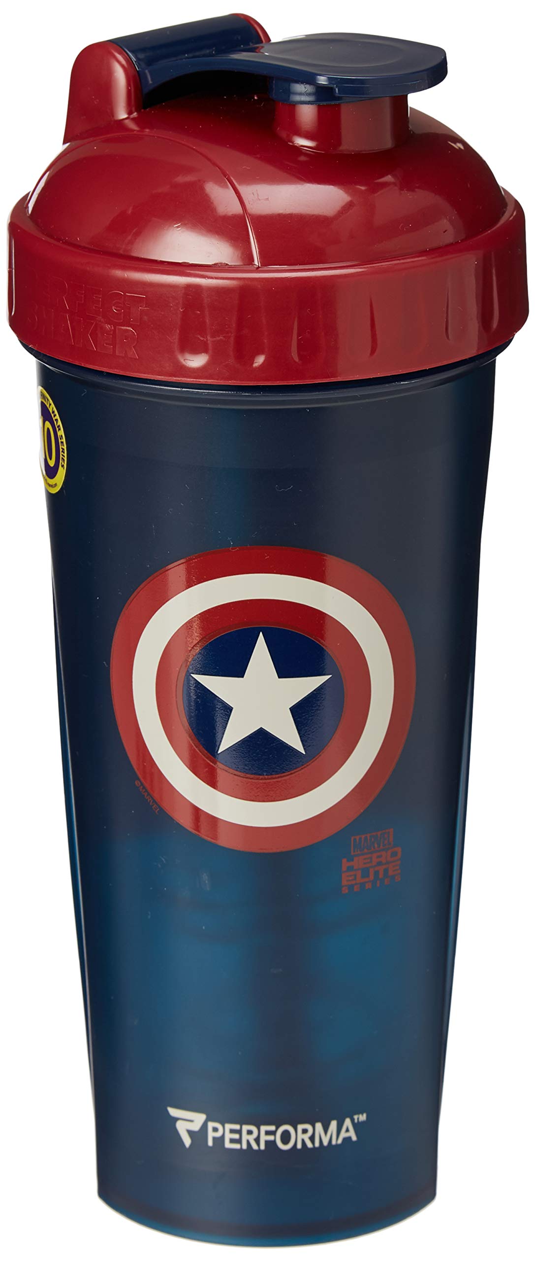 Book Cover PerfectShaker Captain America Avengers Infinity War Shaker, 800 ml