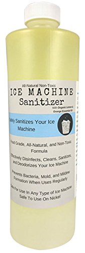 Book Cover Ice Machine Cleaner 16 oz, Nickel-Safe, Non-Toxic, Ice Machine Cleaner, Universal Ice Maker Cleaner, Compatible With Affresh/Whirlpool 4396808, Manitowac, Ice-O-Matic Ice Makers