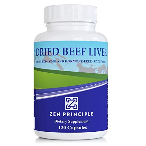 Book Cover 2 Pack (240 Capsules) Ultra-Pure Desiccated Beef Liver, Grass-Fed, Pasture-Raised Cows. No Hormones or GMO. Natural Energy and Workout Boost from Iron, Amino Acids, Protein and Vitamins. 240 Capsules