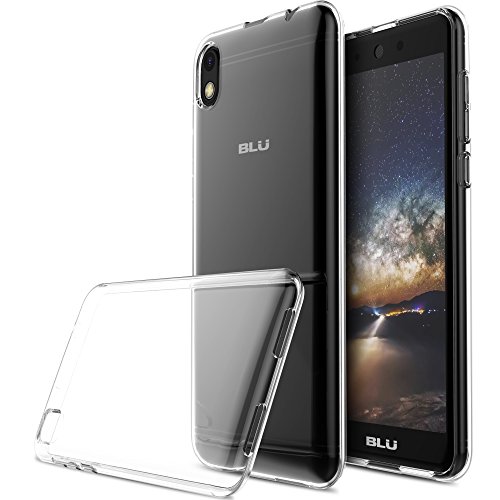 Book Cover BLU Advance 5.2 Case, KuGi BLU Advance 5.2 Case with Shockproof & Scratch Resistant Protective, Ultra Slim Crystal Clear Hybrid Soft Rubber TPU Case Cover for BLU Advance 5.2 Smartphone