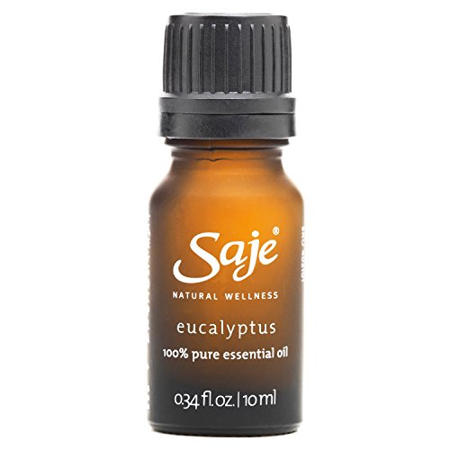 Book Cover Saje Eucalyptus Single Note Essential Oil, Refreshing and Exhilarating, 100% Pure and Natural (0.34 fl oz)