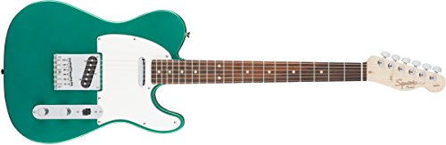 Book Cover Squier by Fender Affinity Series Telecaster Beginner Electric Guitar - Race Green