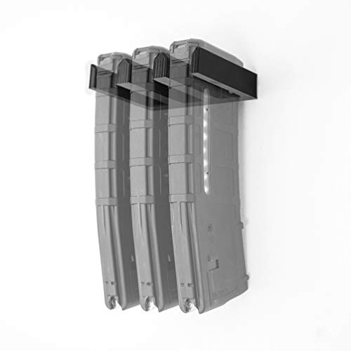 Book Cover Spartan Mounts - 3x 5.56 PMAG Wall Mount - Low Profile Magazine Rack - Mag Display