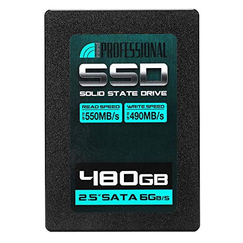Book Cover Inland Professional 480GB SSD 3D NAND SATA III 6Gb/s 2.5