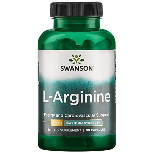 Book Cover Swanson Amino Acid Super-Strength L-Arginine 850 Milligrams 90 Capsules