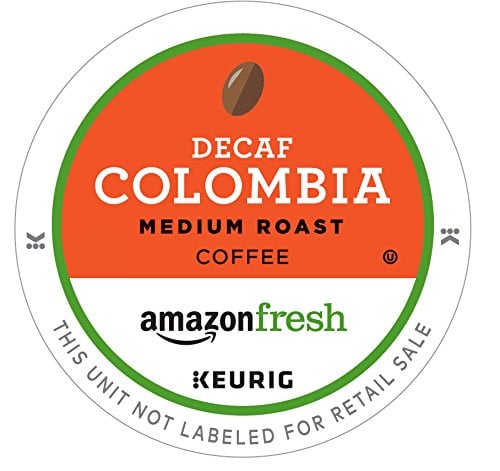 Book Cover AmazonFresh 80 Ct. K-Cups, Decaf Colombia Medium Roast, Keurig K-Cup Brewer Compatible