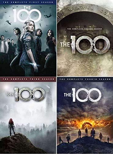 Book Cover The 100 Complete Series Season 1-4 DVD Bundle (2014-2017 14-Disc)