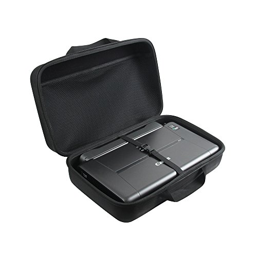 Book Cover adada Hard Travel Case Fits Canon PIXMA TR150 / iP110 Wireless Mobile Printer with Battery Attached