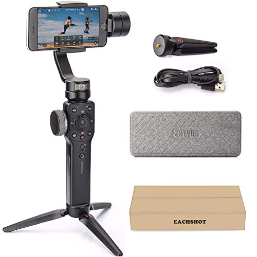 Book Cover Zhiyun Smooth 4 3-Axis Handheld Gimbal Stabilizer YouTube Video Vlog Tripod for iPhone 11 Pro Xs Max Xr X 8 Plus 7 6 SE Android Smartphone Samsung Galaxy Note10 S10 S9 S8 S7 Q2 Smooth-Q 2019 New Black