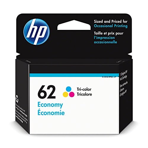 Book Cover HP 62 Economy Tri-color Ink Cartridge (1VV42AN) for HP ENVY 5540 5541 5542 5543 5544 5545 5547 5548 5549 5640 5642 5643 5644 5660 5661 5663 5664 5665 7640 7643 7644 7645 HP Officejet 200 250 258 5740 5741 5742 5743 5744 5745 5746 8040