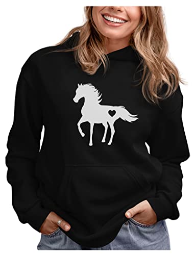 Book Cover Tstars Horse Gifts Hoodies for Women Teen Girls Equestrian Horses Sweatshirt Hoodie