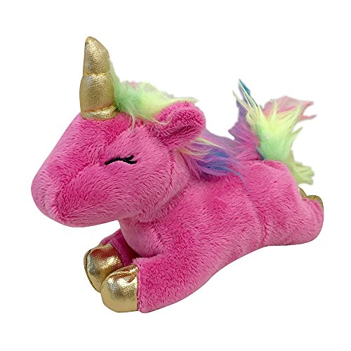 Book Cover FOUFIT 85601 Unicorn Plush Toy for Dogs, Pink, 6