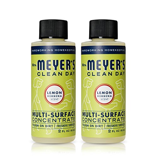 Book Cover Mrs. Meyer's Multi-Surface Concentrate, Lemon Verbena, 2 OZ, ( 2 - Pack )