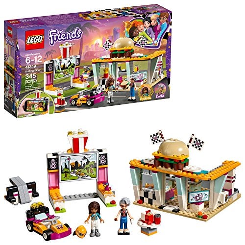 Book Cover LEGO building toy, Friends Drifting Diner, 41349 (345 pieces)