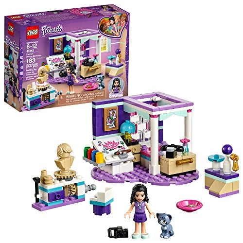 Book Cover LEGO Friends Emmaâ€™s Deluxe Bedroom 41342 Building Kit (183 Piece)