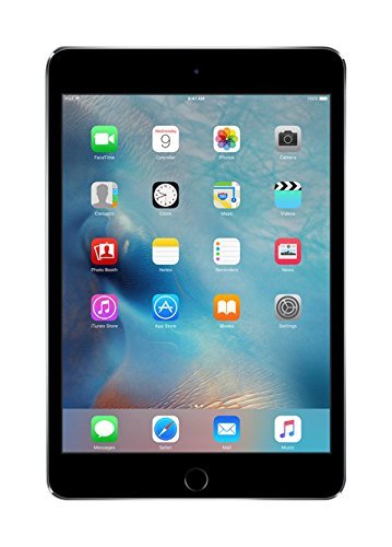 Book Cover Apple iPad Mini 4 MK9G2LL/A 7.9-Inch Multi-Touch Retina Display, 64GB (Space Gray) (Renewed)