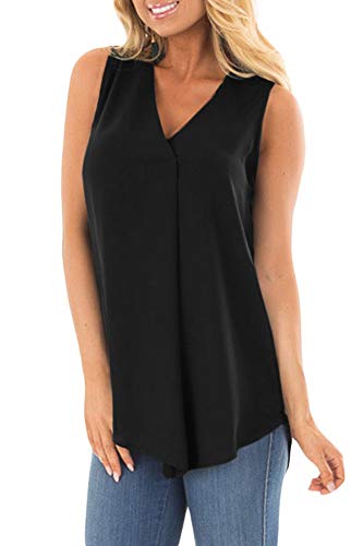 Book Cover For G and PL Women V Neck Swing Chiffon Tank Tops