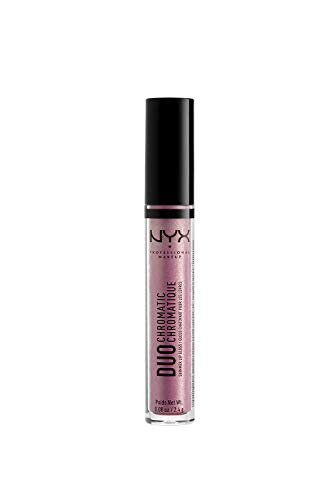Book Cover NYX PROFESSIONAL MAKEUP Duo Chromatic Lip Gloss, Booming, 0.084 Ounce