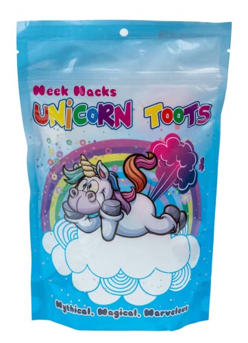 Book Cover Unicorn Toots Cotton Candy Neek Nacks Gag Gift Fun Bag and Funny Delicious Mystery Flavor. Christmas or Birthday Party Present for Girls and Boys. Keeps Fresh for 9 Months. Holiday Supplies Favors
