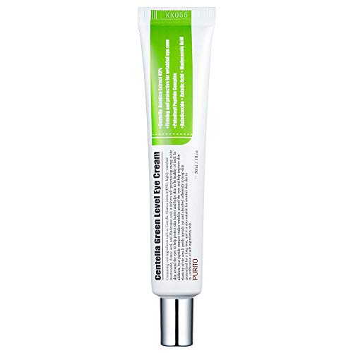 Book Cover PURITO Centella Green Level Eye Cream /1fl.oz/Dark Circles/Around Eyes/Wrinkles/Puffiness that Reduces Eye Bags, Fine Lines
