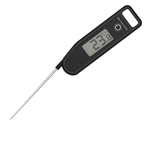 Book Cover Thermometer Instant Read Cooking Food Thermometer Digital Touch-Screen Thermometer for Candy, BBQ, Kitchen, Grilling, Smoker