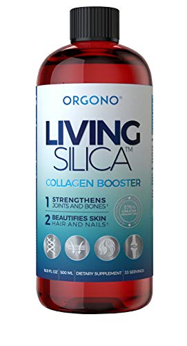 Book Cover Living Silica, Collagen Booster for Hair, Nails, Skin, Bones & Joints 375% Greater Absorption (500 ml/16.90 oz)