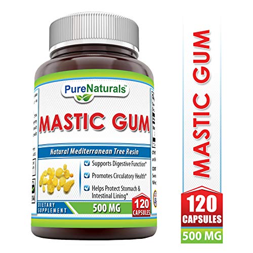 Book Cover Pure Naturals Mastic Gum 500 Mg 120 Capsules