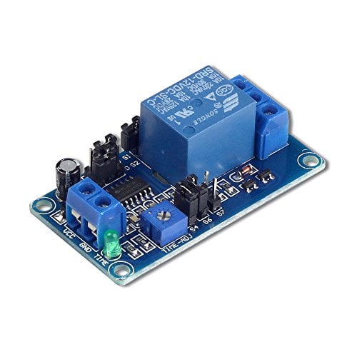Book Cover UCTRONICS DC 12V Time Delay Relay Module for Smart Home, Tachograph, GPS, PLC Control, Industrial Control, Electronic Experiment, Arduino Robot