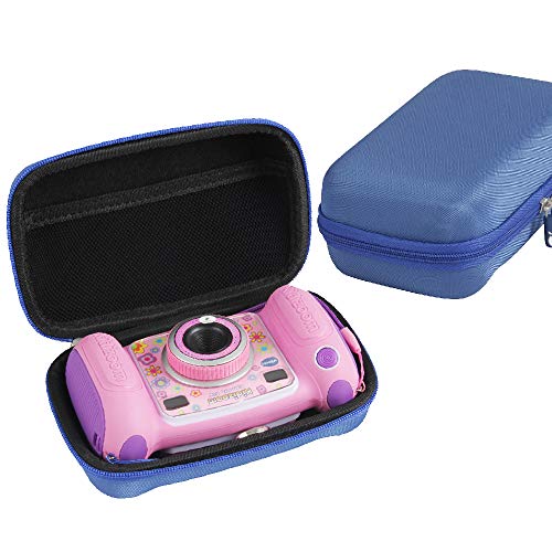 Book Cover Hermitshell Hard EVA Carrying Case Fits VTech Kidizoom Camera Pix (Blue)