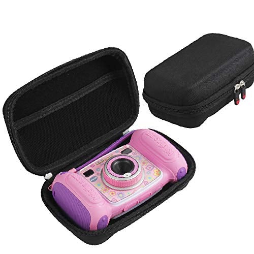 Book Cover Hard EVA Carrying Case for VTech Kidizoom Camera Pix by Hermitshell (Black)
