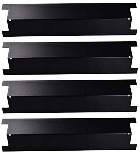 Book Cover Votenli P9736A (4-Pack) Porcelain Steel Heat Plate, Heat Shield for Charbroil 463241113, 463449914, Master Cook SRGG61401 Gas Grill Models(15 5/16 x 3 3/4)