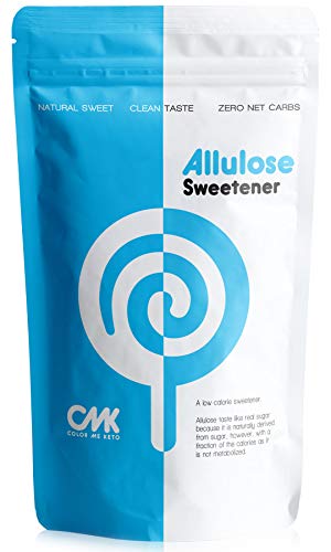 Book Cover ALLULOSE Sweetener [1 POUND] Zero Net Carb Keto Sugar - Natural Sugar Alternative - Low Calorie Sweetener - Made in the USA - Granular Powder (16oz, Pack of 1)