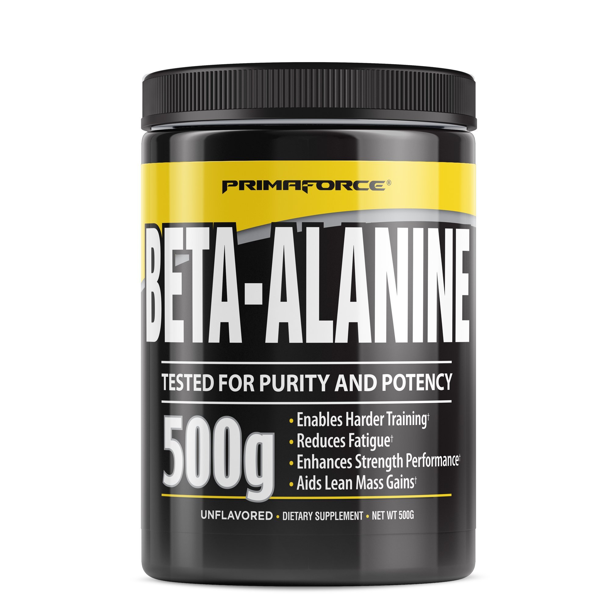 Book Cover PrimaForce Beta Alanine Powder Supplement - Enhances Strength Performance / Reduces Fatigue, 500 Grams
