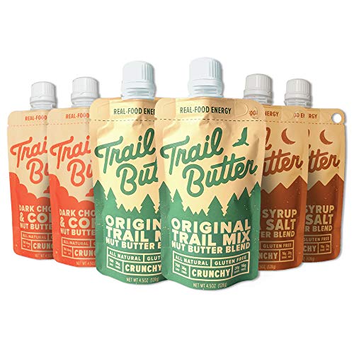 Book Cover Trail Butter, Big Squeeze 6-Pack Almond Butter Blend (4.5oz/each), Big Squeeze Variety 6-Pack
