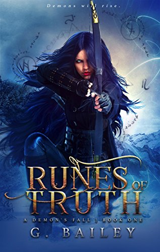 Book Cover Runes of Truth: A Reverse Harem Urban Fantasy (A Demon's Fall series Book 1)