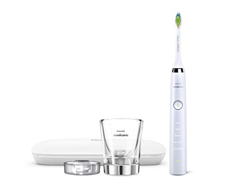 Book Cover Philips Sonicare DiamondClean Classic Rechargeable Electric Toothbrush, White HX9331/43