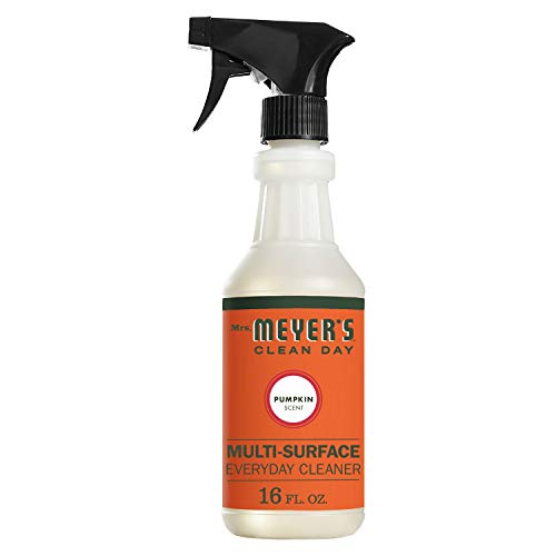 Book Cover MRS. MEYER'S CLEAN DAY Multi-Surface Everyday Cleaner, Pumpkin Scent, 16 ounce bottle