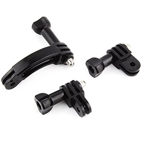 Book Cover Williamcr Universal Rotary Extension Arm Mount Set for Gopro Hero 6 5 4 3 3+ 2 1, GoPro Accessories Kit Extension Arm Adapter Pivot Arm Thumbscrew