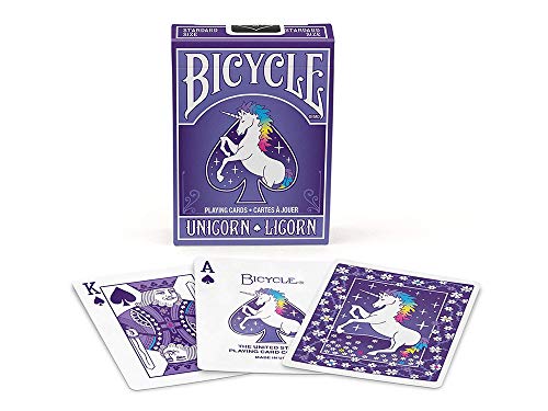 Book Cover Bicycle Unicorn Playing Cards