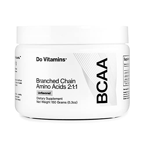 Book Cover Do Vitamins Branched Chain Amino Acids (BCAA) Unflavored Powder, Vegan AjiPure BCAAs, 1 on Labdoor, 2:1:1, 2100 mg, Amino Acids Supplement, Keto, Paleo, Third-Party Tested, 30 Servings